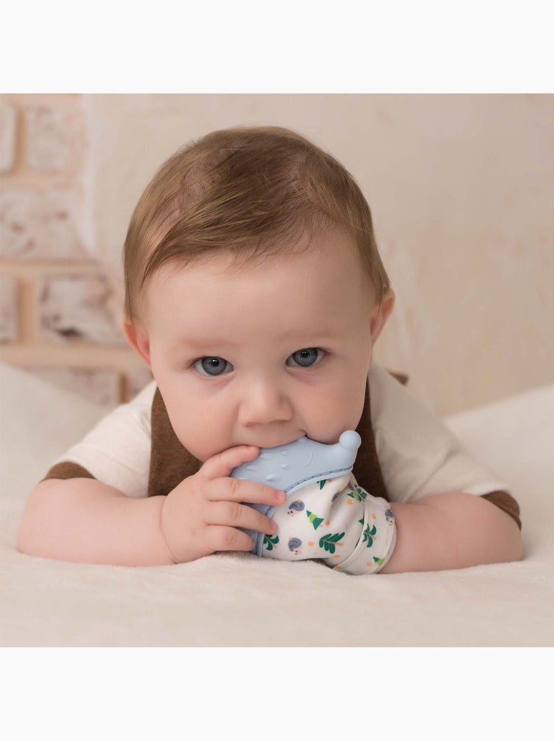 Sevira kids | moufle de dentition bébé sensorielle hérisson Bleu - Kiabi