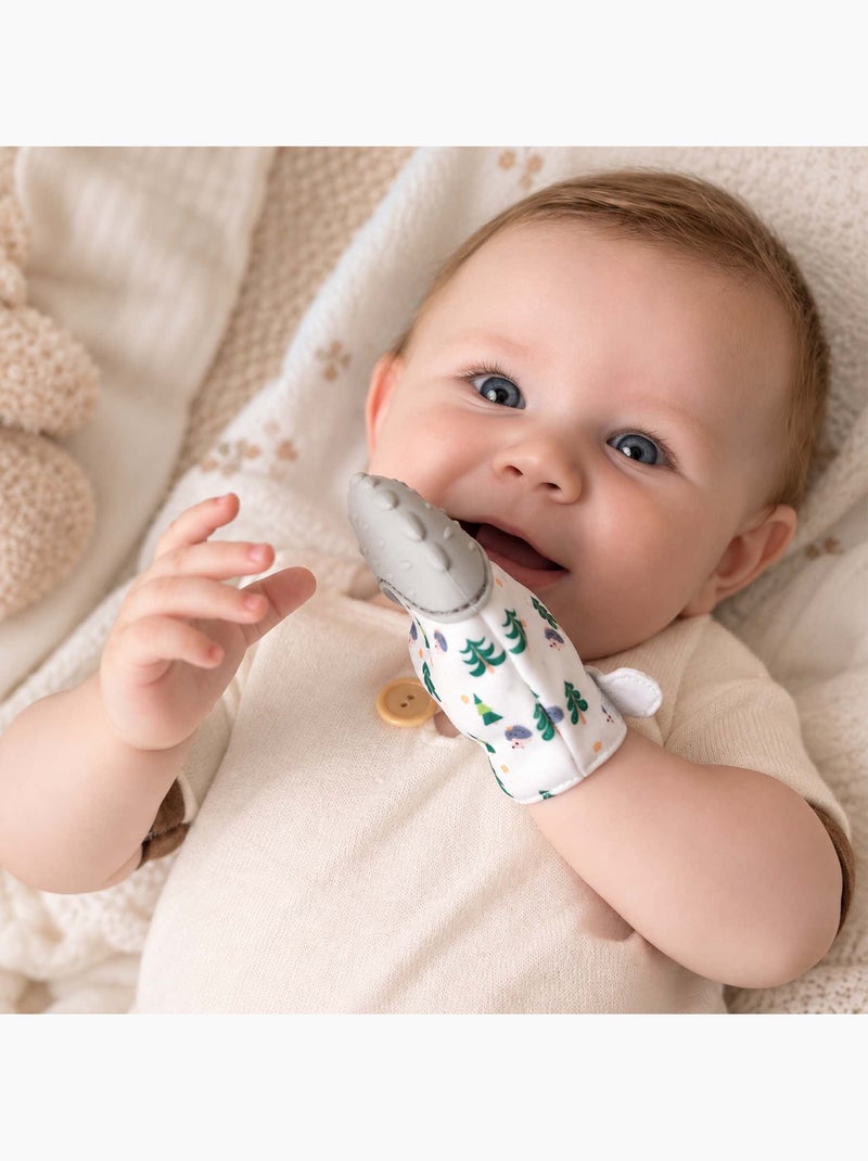 Sevira kids | moufle de dentition bébé sensorielle hérisson Gris - Kiabi