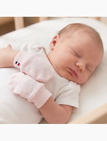 SEVIRA KIDS | Moufles naissance en coton gants bébé anti griffures