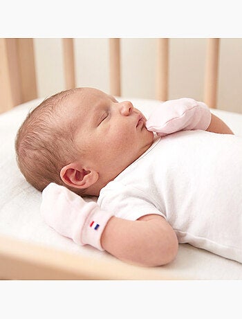SEVIRA KIDS | Moufles naissance en coton gants bébé anti griffures