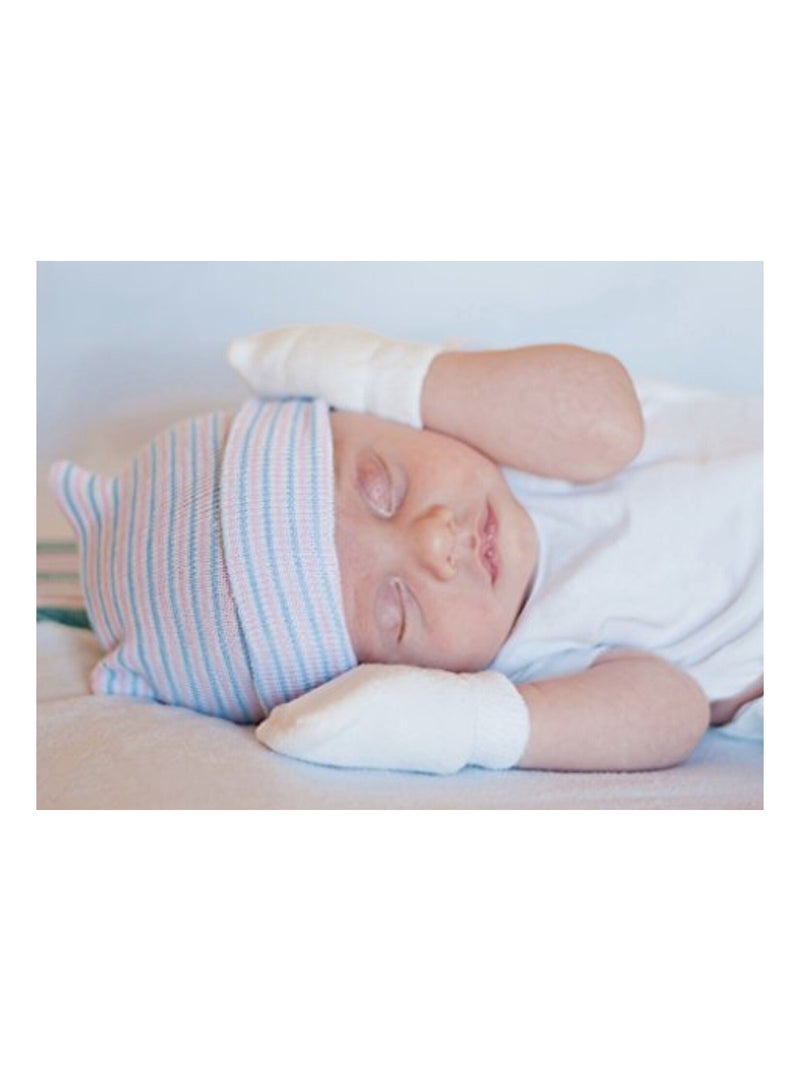 SEVIRA KIDS | Moufles naissance en coton gants bébé anti griffures Vert - Kiabi