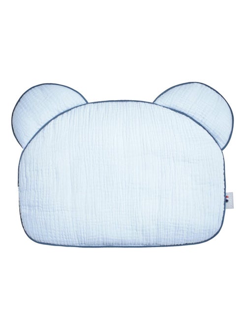 SEVIRA KIDS | Oreiller bébé plat ourson en gaze de coton Jeanne - Kiabi