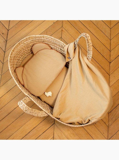 SEVIRA KIDS | Oreiller bébé plat ourson en gaze de coton Jeanne - Kiabi