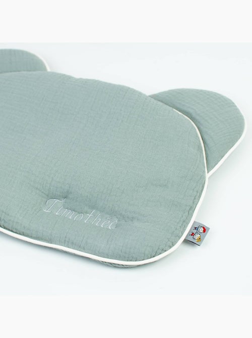 SEVIRA KIDS | Oreiller bébé plat ourson en gaze de coton Jeanne - Kiabi