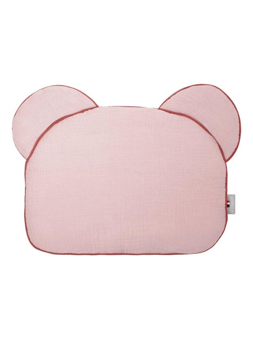 SEVIRA KIDS | Oreiller bébé plat ourson en gaze de coton Jeanne - Kiabi