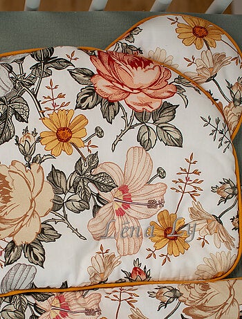 SEVIRA KIDS | Oreiller coussin plat réversible Néo Vintage