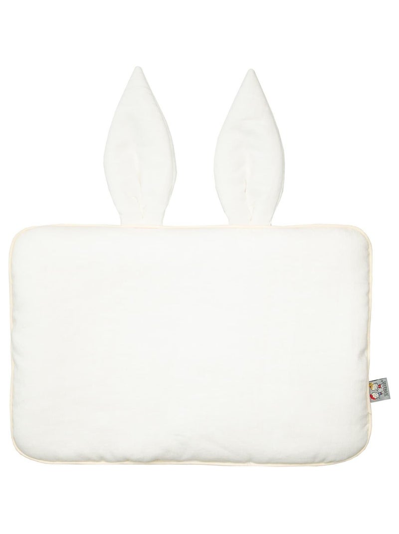 SEVIRA KIDS | Oreiller extra plat lapin en Lin Beige - Kiabi