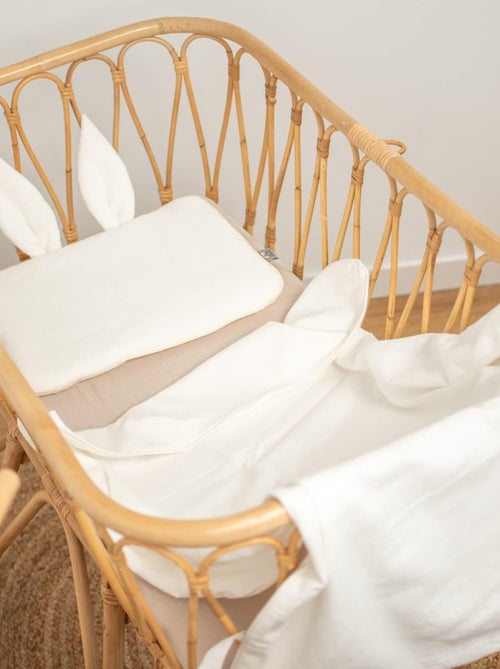 SEVIRA KIDS | Oreiller extra plat lapin en Lin - Kiabi