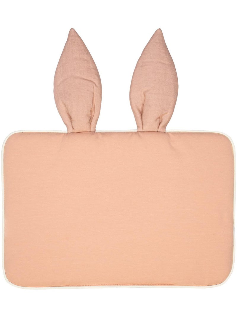 SEVIRA KIDS | Oreiller extra plat lapin en Lin Ecru - Kiabi
