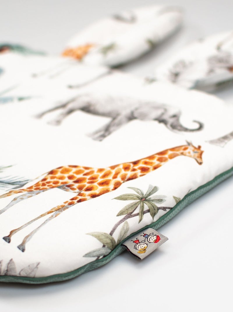 SEVIRA KIDS | Oreiller plat coussin lapin réversible Safari Multicolore - Kiabi