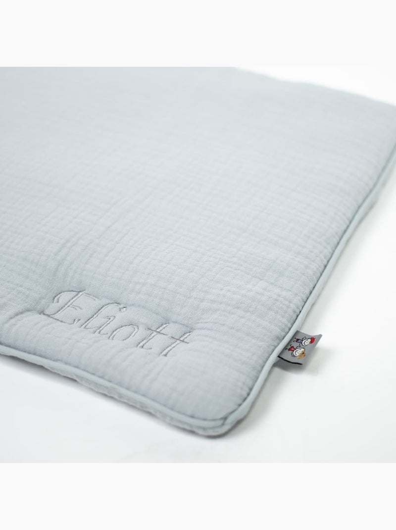 SEVIRA KIDS | Oreiller plat en gaze de coton Jeanne Blanc - Kiabi