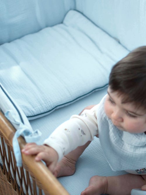 SEVIRA KIDS | Oreiller plat en gaze de coton Jeanne - Kiabi