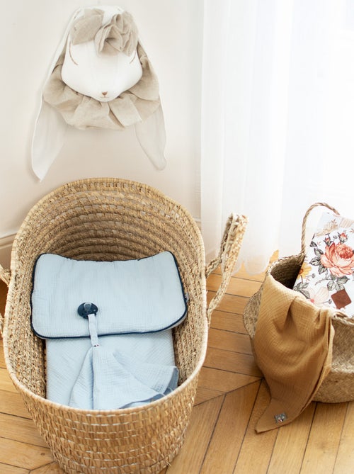 SEVIRA KIDS | Oreiller plat en gaze de coton Jeanne - Kiabi