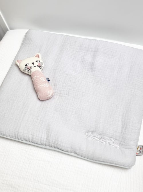 SEVIRA KIDS | Oreiller plat en gaze de coton Jeanne - Kiabi