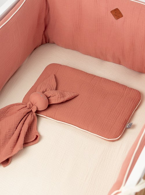 SEVIRA KIDS | Oreiller plat en gaze de coton Jeanne - Kiabi
