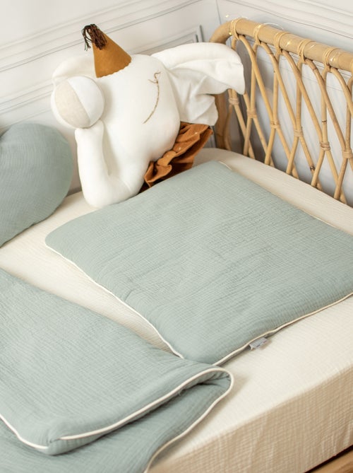 SEVIRA KIDS | Oreiller plat en gaze de coton Jeanne - Kiabi SEVIRA KIDS | Oreiller plat en gaze de coton Jeanne - Kiabi