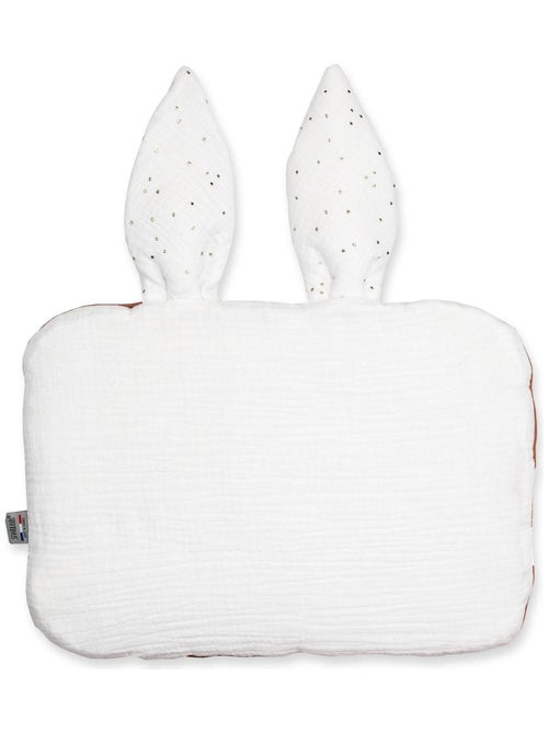SEVIRA KIDS | Oreiller plat lapin en gaze de coton Jeanne - Kiabi