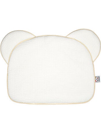 SEVIRA KIDS | Oreiller plat lapin en gaze de coton Jeanne