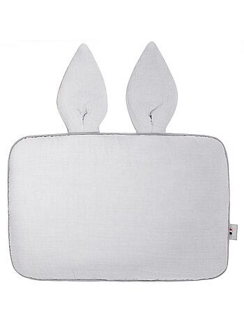 SEVIRA KIDS | Oreiller plat lapin en gaze de coton Jeanne
