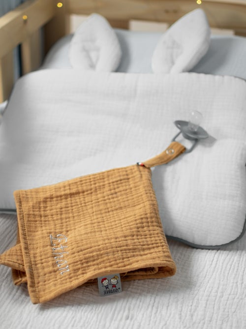 SEVIRA KIDS | Oreiller plat lapin en gaze de coton Jeanne - Kiabi SEVIRA KIDS | Oreiller plat lapin en gaze de coton Jeanne - Kiabi
