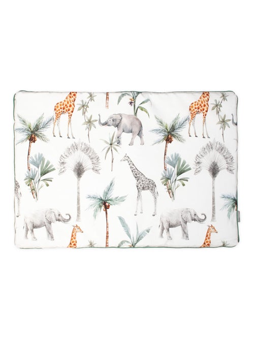 SEVIRA KIDS | Oreiller plat réversible en coton Safari - Kiabi