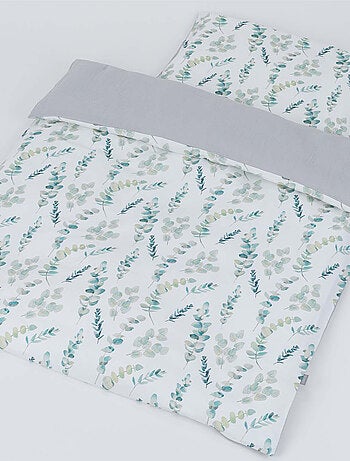 SEVIRA KIDS | Parure de lit bébé en coton Eucalyptus