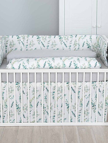 SEVIRA KIDS | Parure de lit bébé en coton Eucalyptus