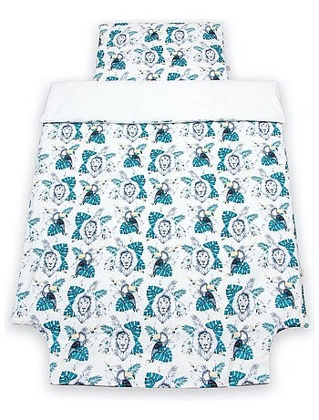 SEVIRA KIDS | Parure de lit bébé en coton SAVANA