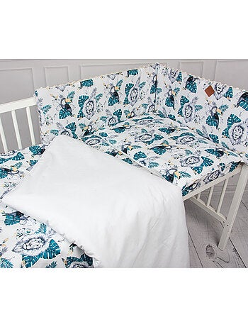 SEVIRA KIDS | Parure de lit bébé en coton SAVANA