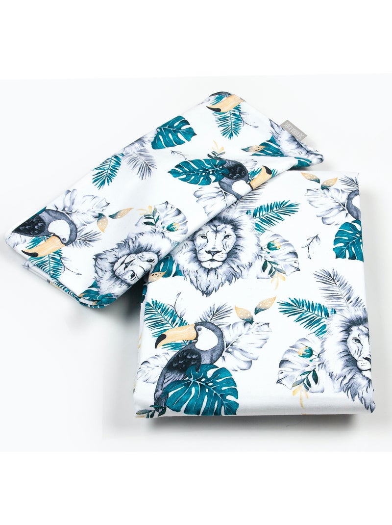SEVIRA KIDS | Parure de lit bébé en coton SAVANA Multicolore - Kiabi