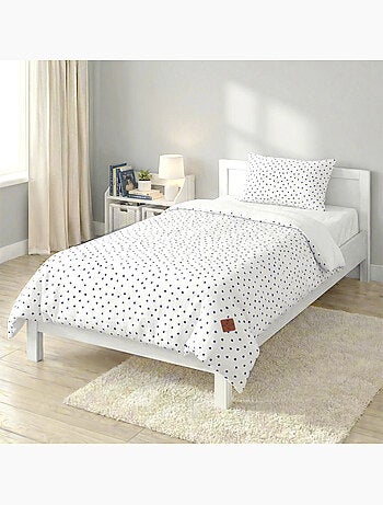 SEVIRA KIDS | Parure de lit en gaze de coton réversible Lovio