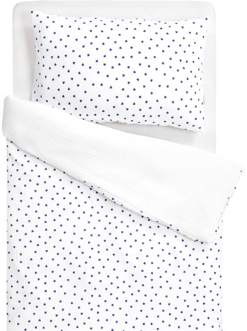 SEVIRA KIDS | Parure de lit en gaze de coton réversible Lovio - Kiabi