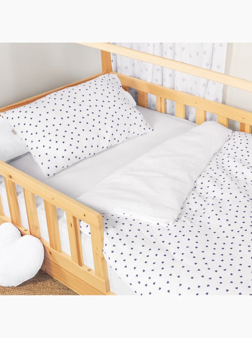 SEVIRA KIDS | Parure de lit en gaze de coton réversible Lovio - Kiabi