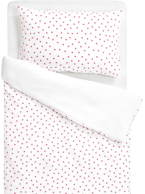 SEVIRA KIDS | Parure de lit en gaze de coton réversible Lovio - Kiabi