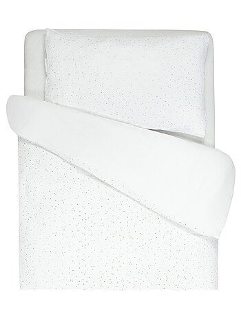 SEVIRA KIDS | Parure de lit housse de couette et taie d'oreiller Jeanne