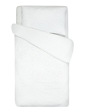 SEVIRA KIDS | Parure de lit housse de couette et taie d'oreiller Jeanne