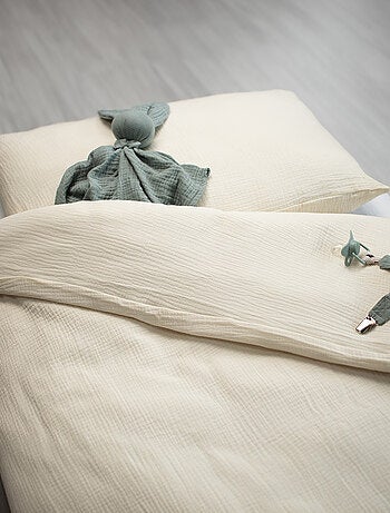 SEVIRA KIDS | Parure de lit housse de couette et taie d'oreiller Jeanne