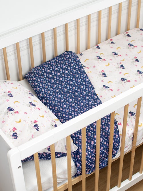 SEVIRA KIDS | Parure de lit réversible en coton Fairy Flore - Kiabi SEVIRA KIDS | Parure de lit réversible en coton Fairy Flore - Kiabi
