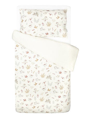 SEVIRA KIDS | Parure de lit réversible en gaze de coton Aube
