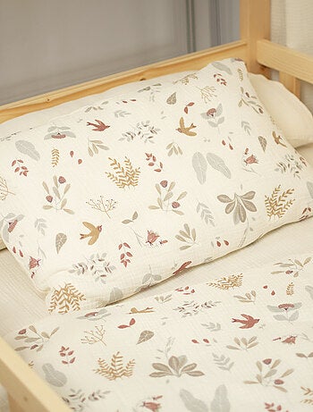 SEVIRA KIDS | Parure de lit réversible en gaze de coton Aube