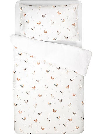 SEVIRA KIDS | Parure de lit réversible GALLINA
