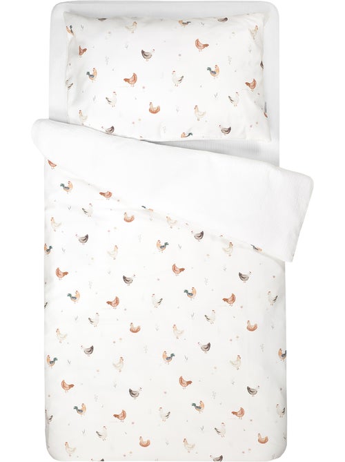 SEVIRA KIDS | Parure de lit réversible GALLINA - Kiabi