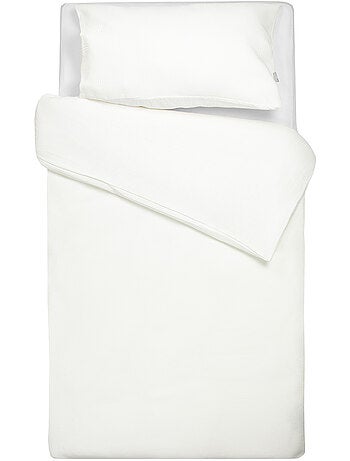 SEVIRA KIDS | Parure de lit réversible gaze de coton & nid d'abeille