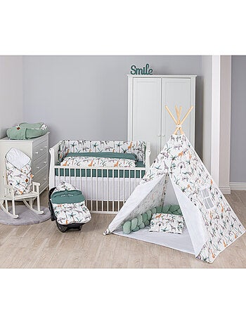 SEVIRA KIDS | Parure de lit réversible Safari