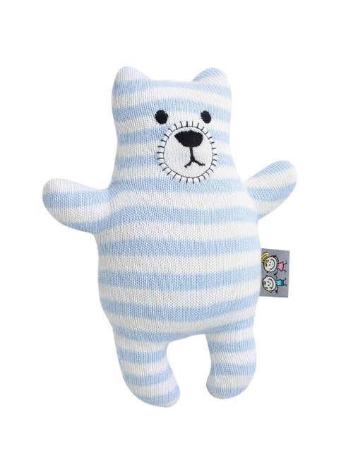 SEVIRA KIDS | Peluche doudou ourson en coton tricoté - Kiabi