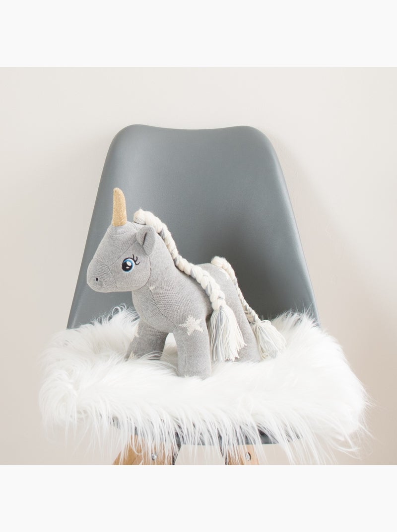 SEVIRA KIDS | Peluche licorne avec étoiles – Doudou féerique Gris - Kiabi
