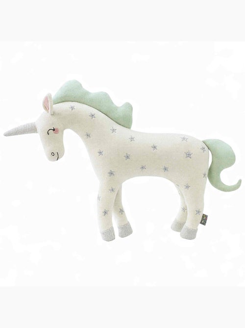 SEVIRA KIDS | Peluche licorne en coton tricoté - Kiabi