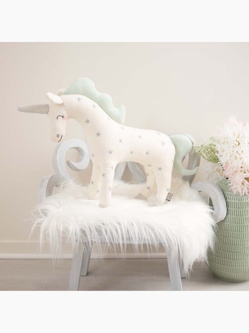 SEVIRA KIDS | Peluche licorne en coton tricoté - Kiabi