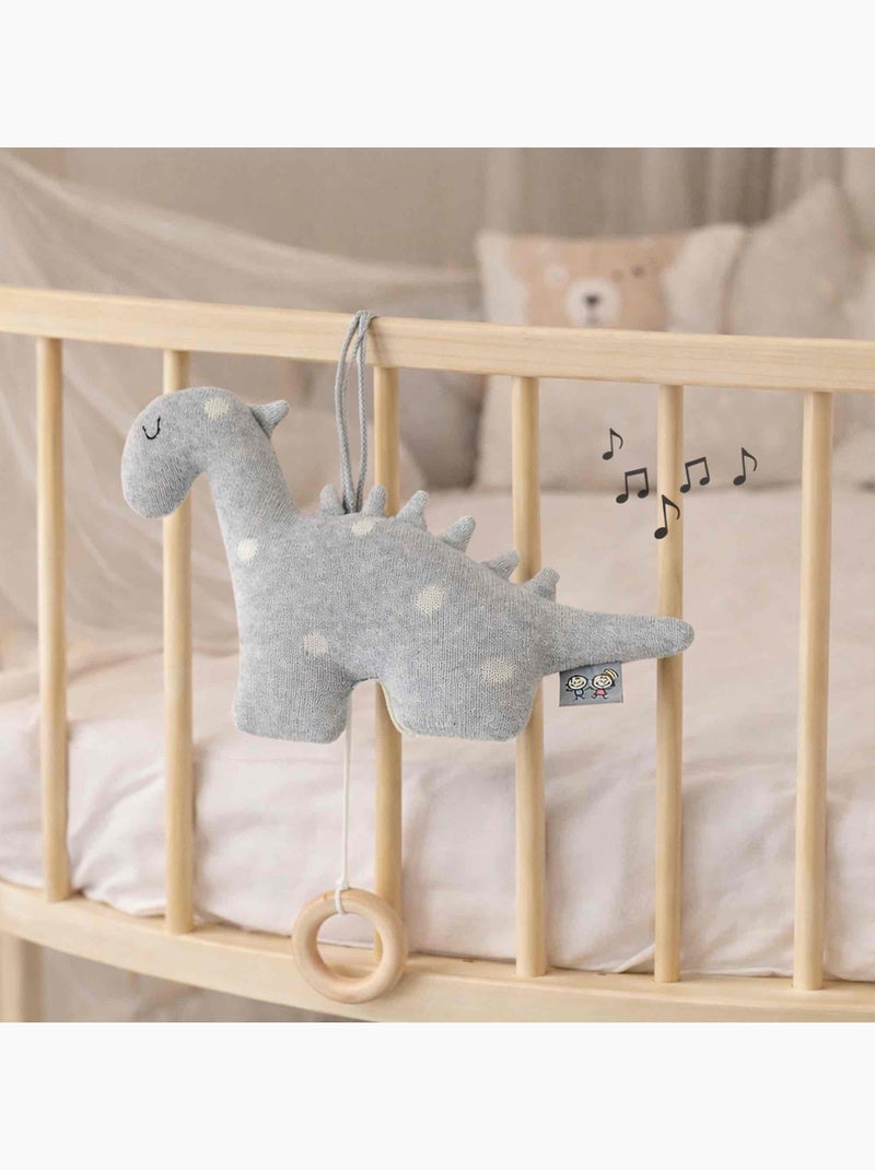 SEVIRA KIDS | Peluche musicale dinosaure en coton Gris - Kiabi