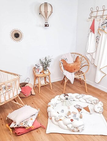 SEVIRA KIDS | Protège carnet de santé bébé en coton Néo Vintage